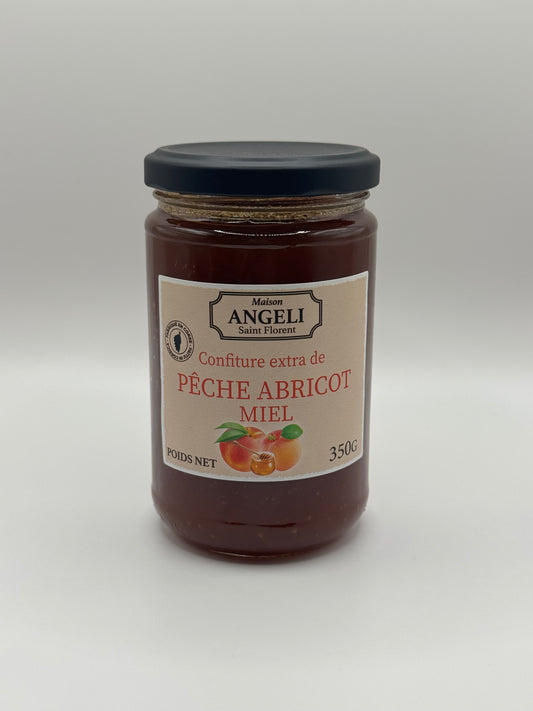 Confiture pêche abricot miel de corse